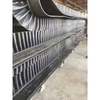 环形耐磨挡边输送带 大倾角波状提升带 炜泰橡胶