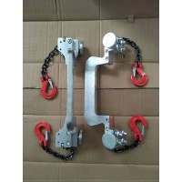 接触网紧固夹具  铁路作业十字扭面器紧线夹具