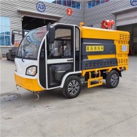 山东电动四轮高压清洗车价格电动小型高压冲洗车多少钱